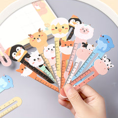 50pcs Animals Bookmarks Ruler Assorted Styles Teacher Prizes Book Markers