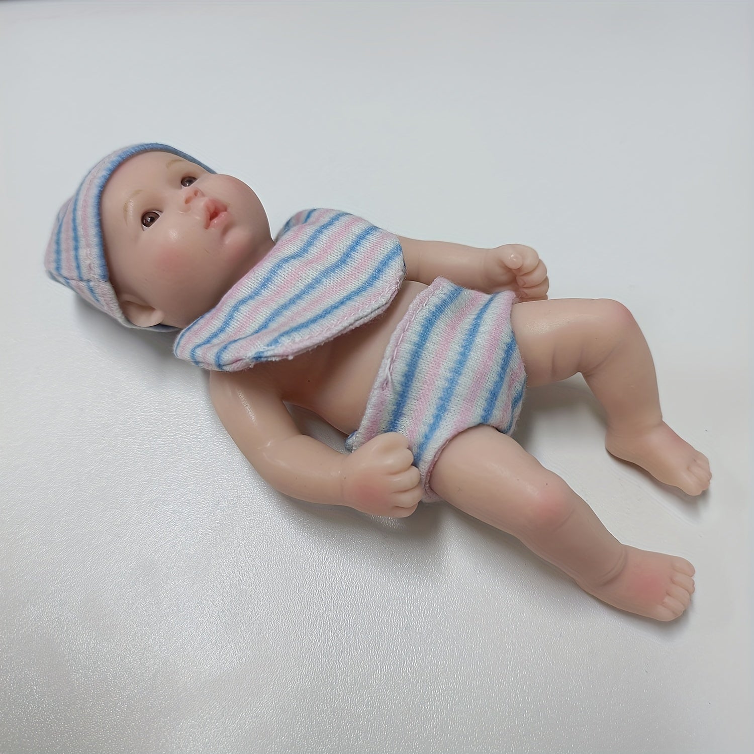 15 24 Cm Reborn Doll Full Silicone Body Doll Toy Gift