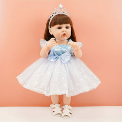 22 Inch Reborn Doll Princess Elsa with Crown