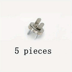 5pcs Round Strong Magnet Metal Card Buckle Magnetic Snap Button