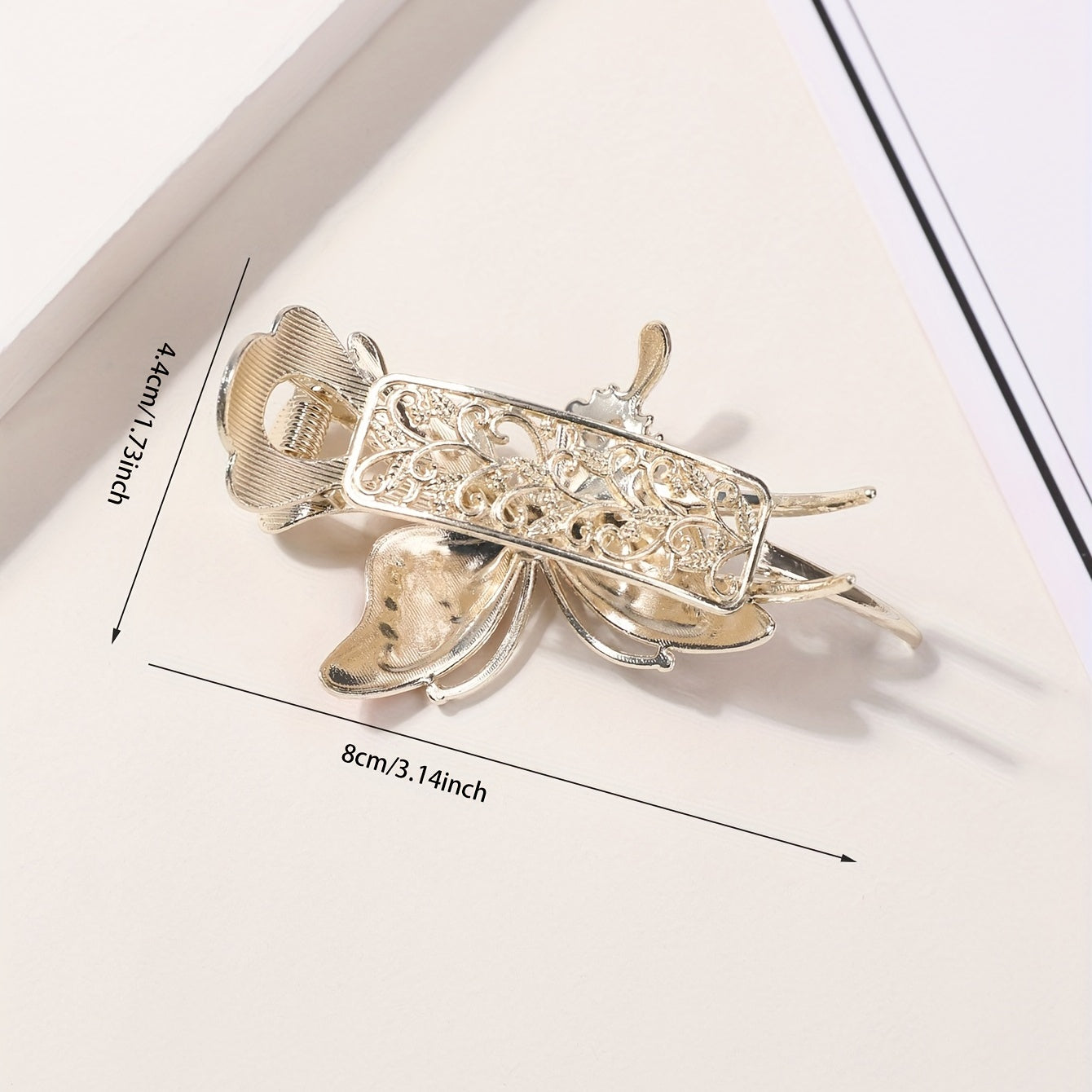 Enamel Butterfly Hair Large Clip Sweet Duck Billed Clip