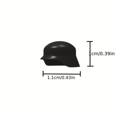 12pcs Mini Building Block Character Warrior Helmets DIY Dressing Toys