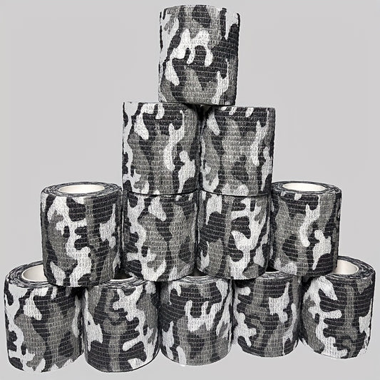 1pc 12pcs Camouflage Tape Wrap X 4 5m Tactical Non-woven Tape Elastic Bandage