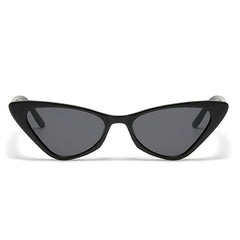 Vintage Narrow Cat Eye Sunglasses For Women Clout Goggles Plastic Frame