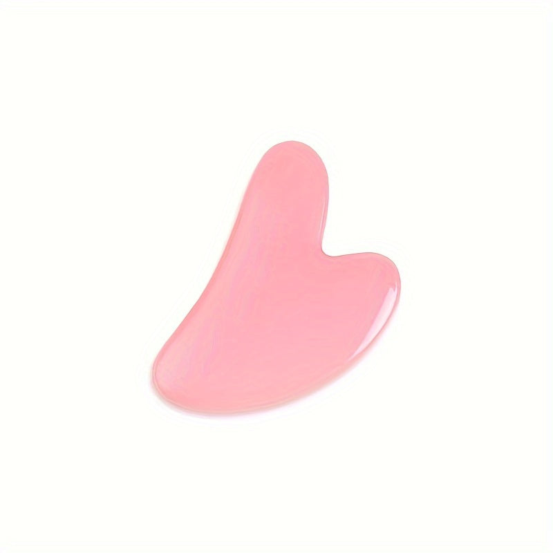 Pink Facial Eye Massage Roller Set with Massage Plate