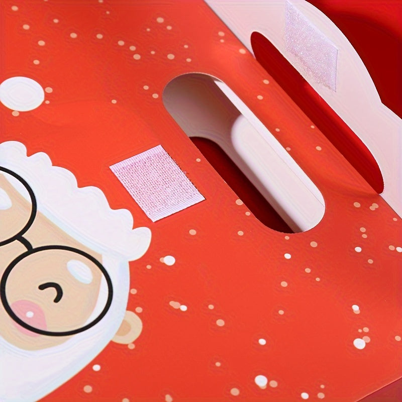 4pcs Christmas Gift Bag Candy Cookie Snack Packaging Paper Bag