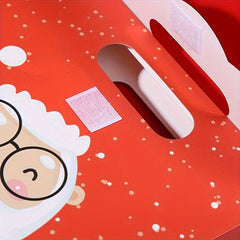 4pcs Christmas Gift Bag Candy Cookie Snack Packaging Paper Bag