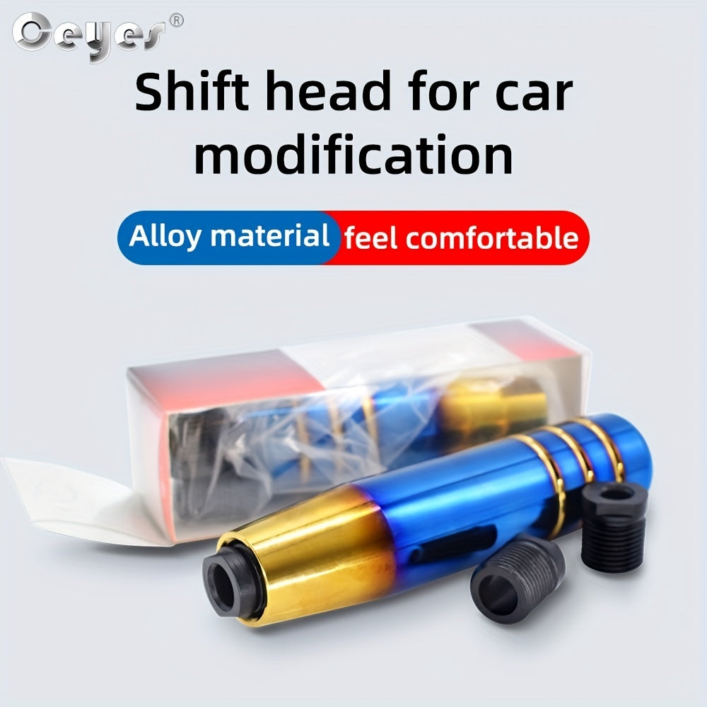 Ceyes Weighted Car Racing Shifter Stick Lever Handle Alloy Gear Knob Head