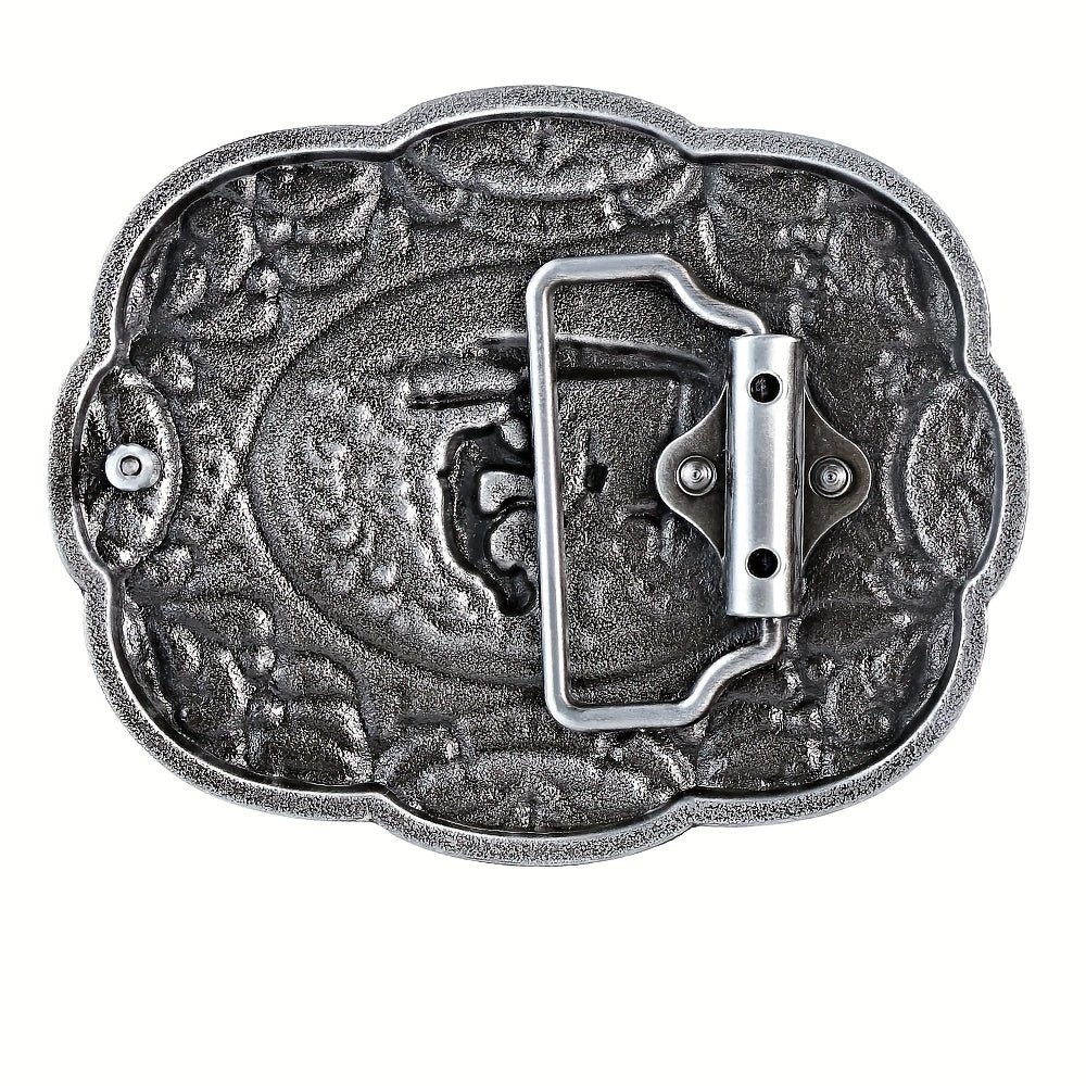 Cowboy Belt Buckle Prayer Pattern Man Belt Buckle