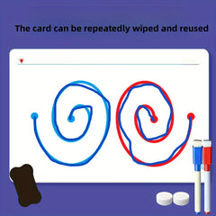 Brain Coordination Training Set 10pcs Double Side Three Difficulty Levels