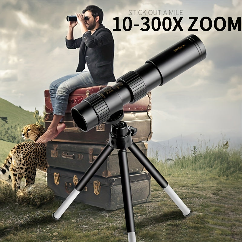 10x300 HD Monocular Telescope for Outdoor Concerts Camping