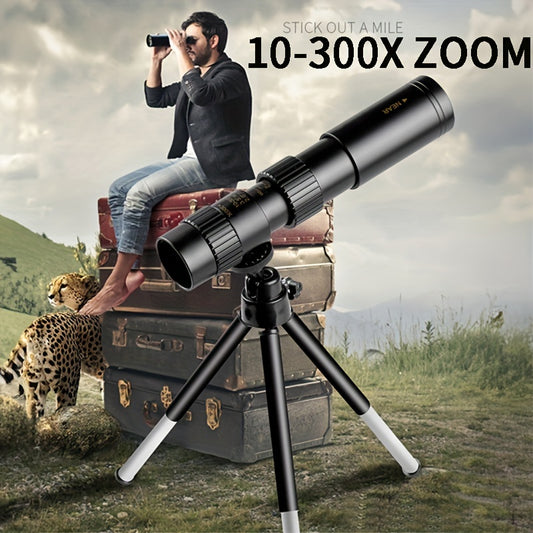 10x300 HD Monocular Telescope for Outdoor Concerts Camping