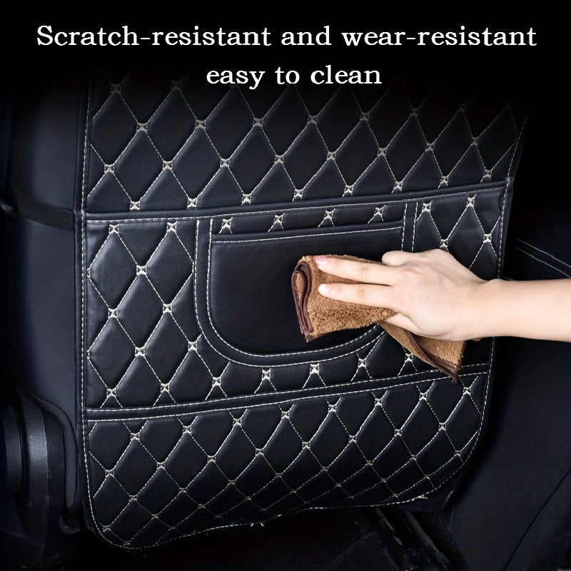 1pc Car Seat Back Anti Kick Pad Protector Cover Kids Car Back Seat Anti Dirty