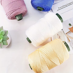 220g Light Viscose Ice Rope Summer Sun Hat Yarn 3mm 200m