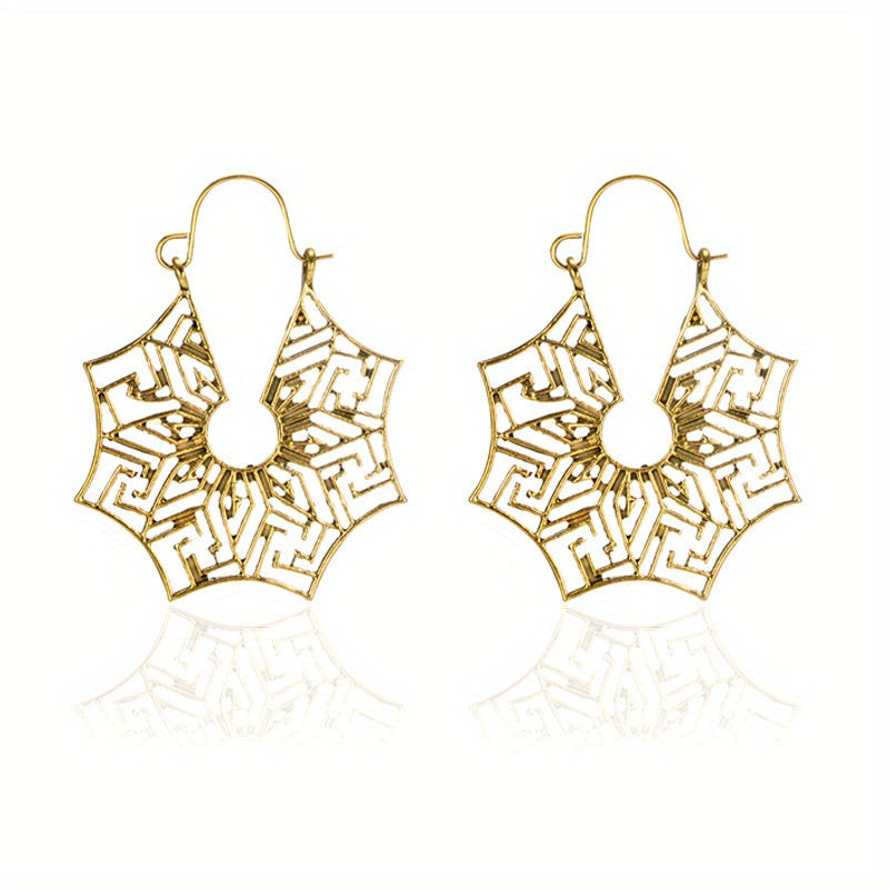 Spider Wed Dangle Earrings Bohemian Style Alloy Jewelry Female Gift