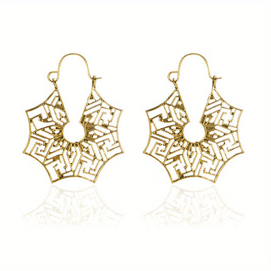 Spider Wed Dangle Earrings Bohemian Style Alloy Jewelry Female Gift