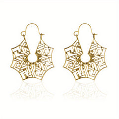 Spider Wed Dangle Earrings Bohemian Style Alloy Jewelry Female Gift