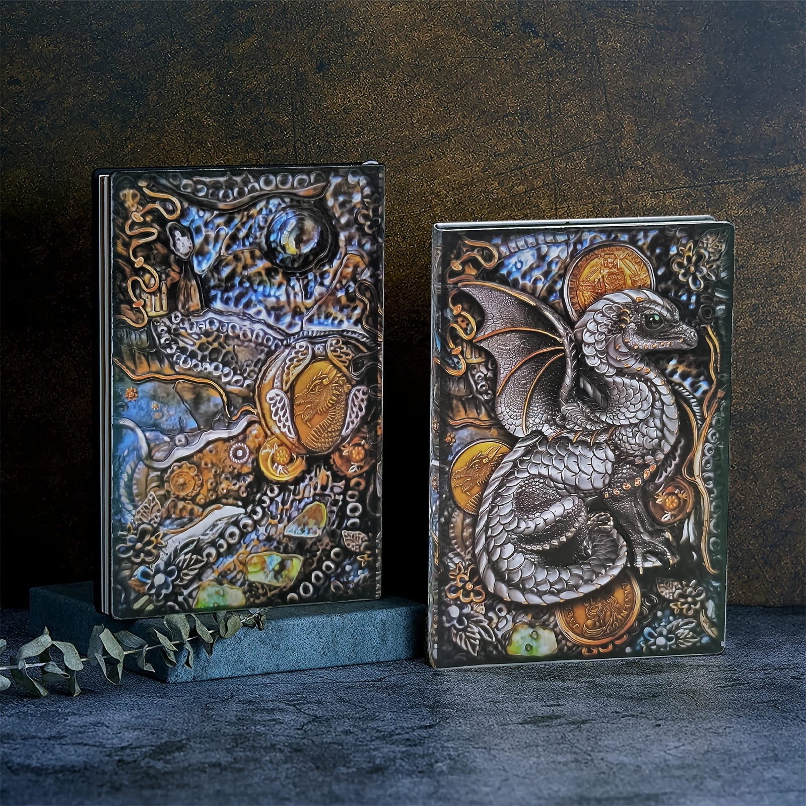 Vintage European Style PU Leather Notebook - Business Gift or Office Accessory