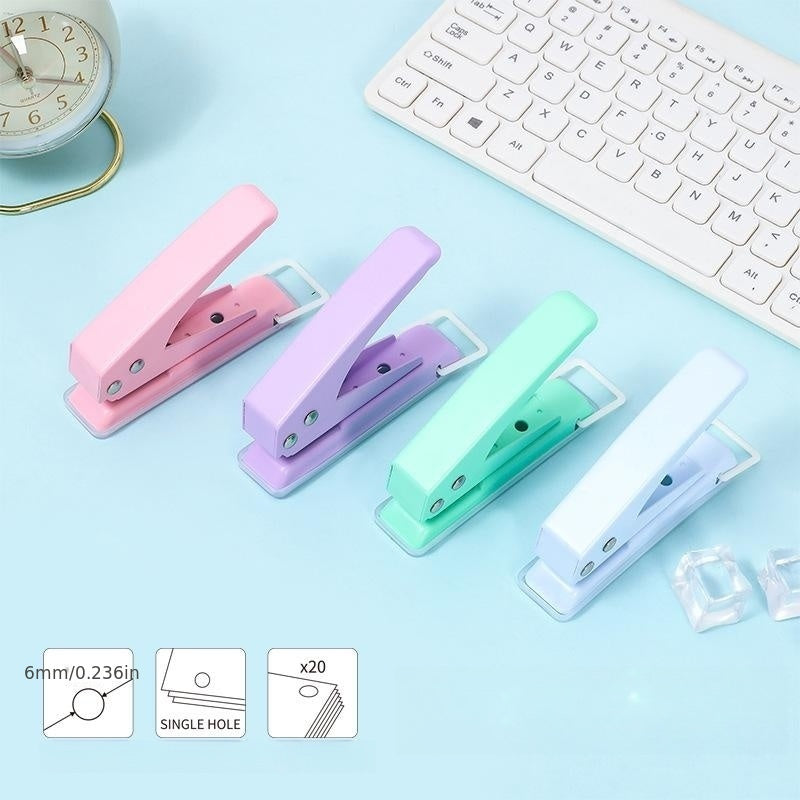 DIY Student A4 Paper Punch 6mm Round Hole Binding Punching Machine
