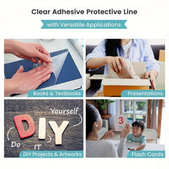 Clear Adhesive Protective Liner for Books and Documents