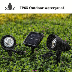 Solar Spot Light Outdoor Waterproof 2 In 1 For Garden Pool Landscape