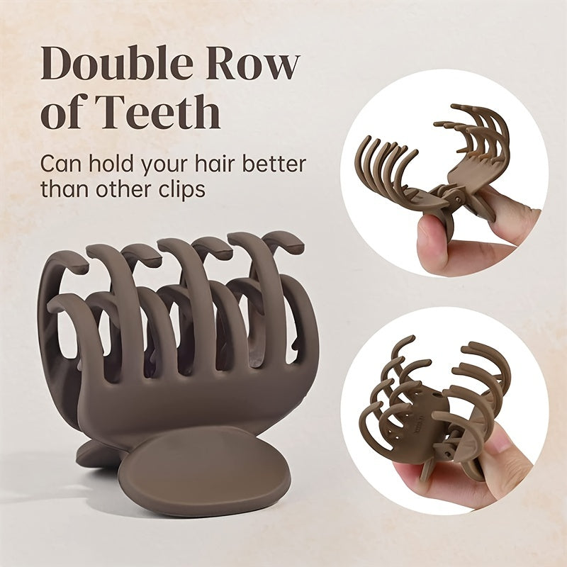 4pcs Small Hair Claw Clip Matte Non-slip Short Hair Accessories