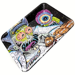 Metal Rolling Tray Fun And Gift Ideal Accessory For Home Or Travel 18.03cm X 11