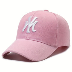 Gothic Letter Embroidered Baseball Cap Hip Hop Dad Hat Adjustable Sports Sun Hat