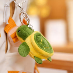 Turtle Keychain Pendant Doll Girl Plush Doll Ornament Schoolbag