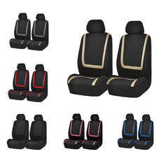 Universal 2 Seat Car Seat Cover Set Breathable Polyester Protection
