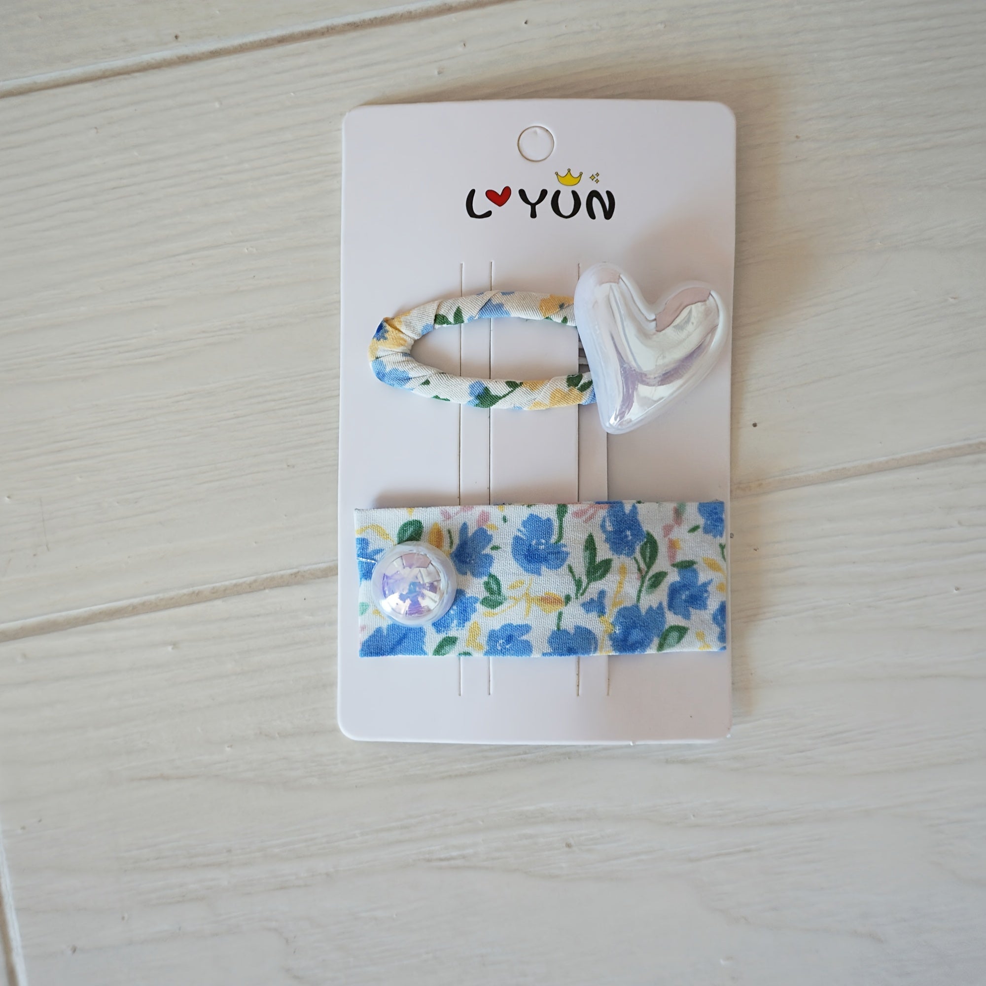 Girls Floral Print Hair Clip Hair Accessories