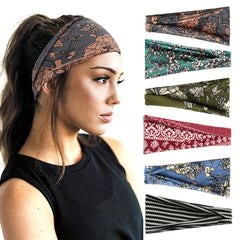 Boho Style Floral Pattern Headband for Women