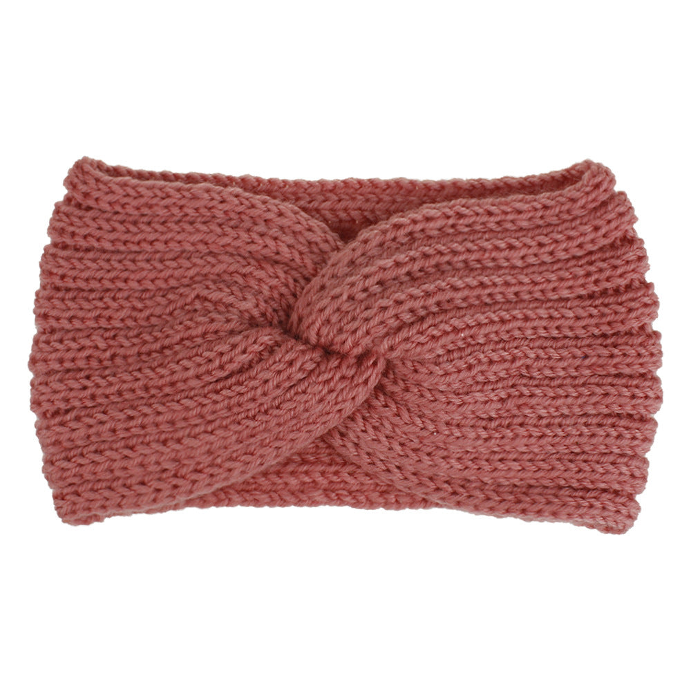 Women Knitted Headbands Twist Knotted Stretchy Hair Bands Hair Accessory