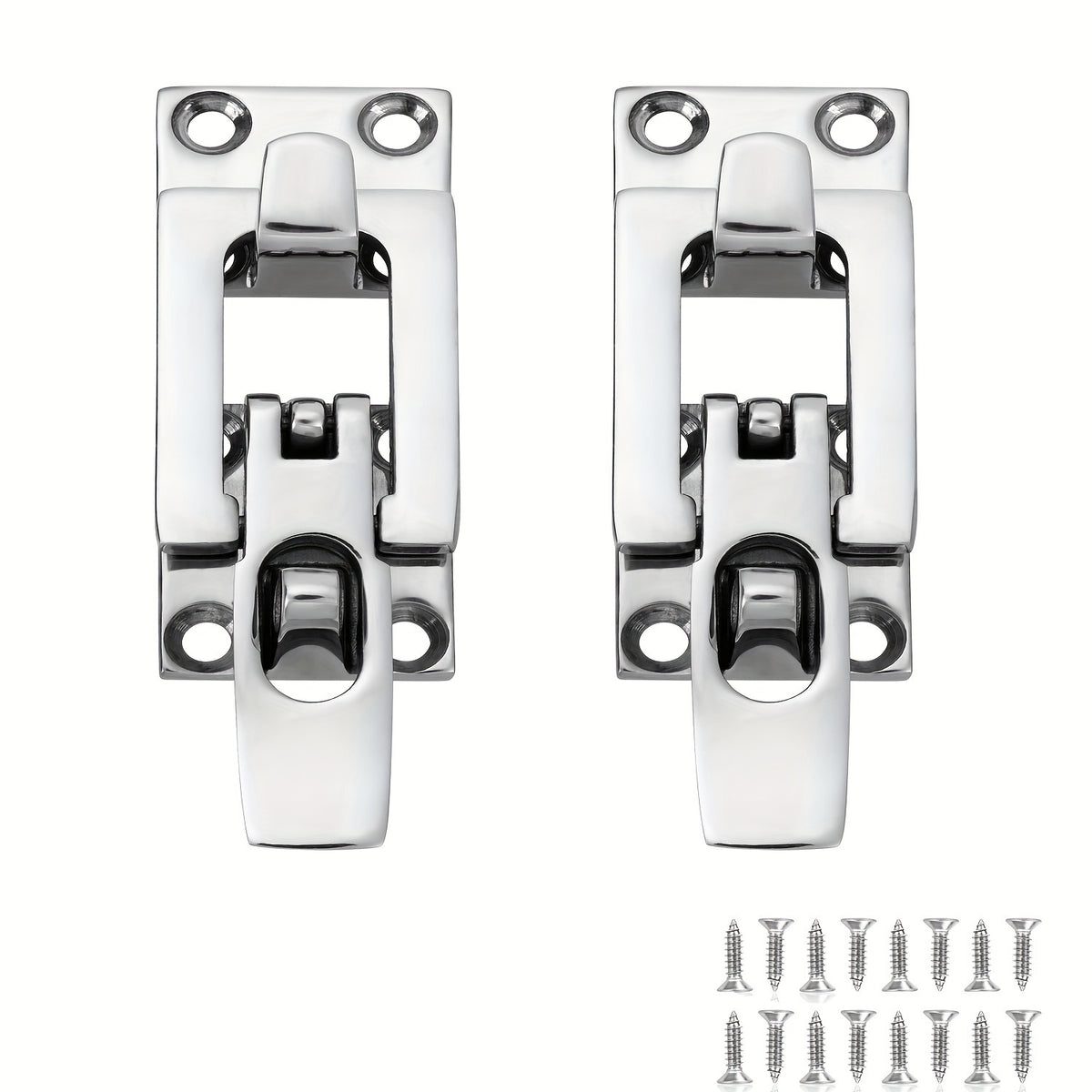 2pcs Marine Anti Rattle Latches Boat Door Hatch Hold Down 316 Stainless Steel