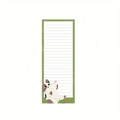 60 Sheets Cat Magnet Notepad Summer Theme Lists