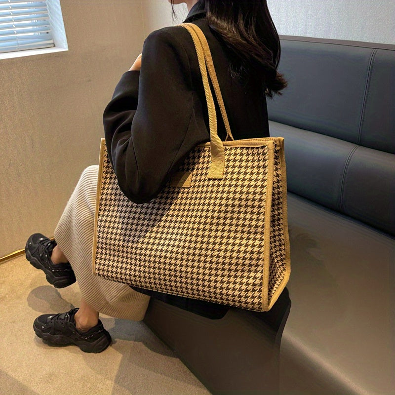 Large Capacity Tote Shoulder Bag Storage Bag For Work