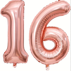 Rose Golden 16-60 Giant Foil Helium Birthday Balloon