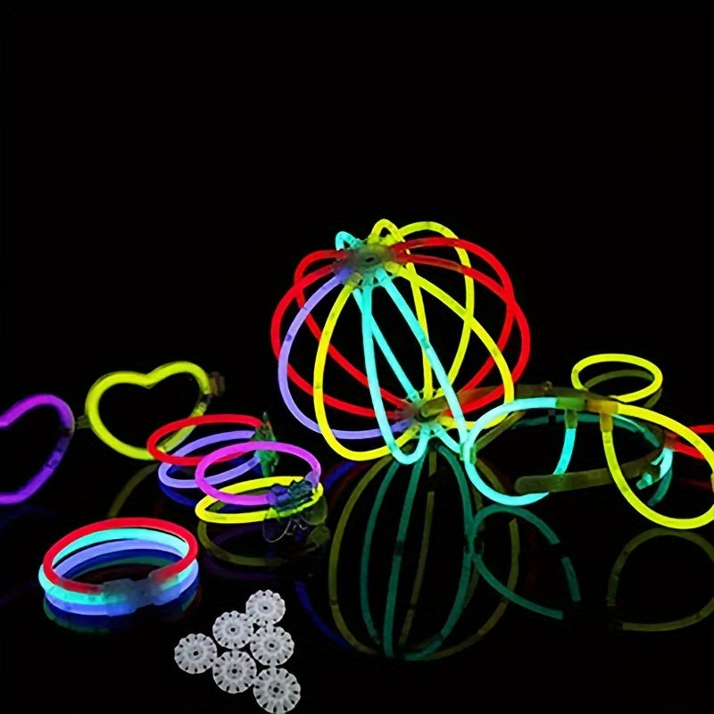 50pcs Glow Stick DIY Party Decoration Halloween Christmas Supplies