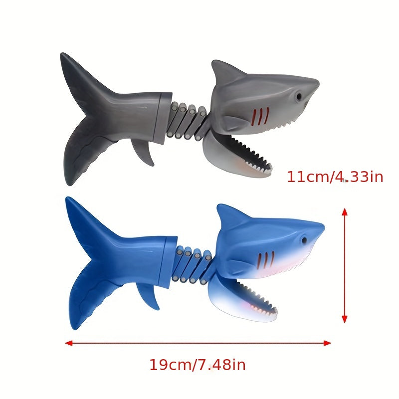 Funny Human Shark Bite Toy Hand Clip Decompression Toy