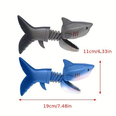 Funny Human Shark Bite Toy Hand Clip Decompression Toy