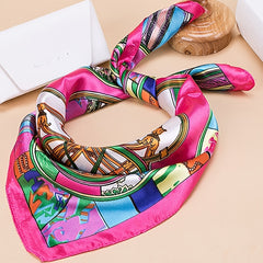 Silk Square Scarf Bandana For Women Gift Bandana Women Headband Scarf