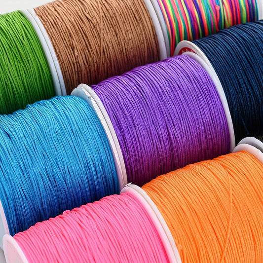 0.8mm Nylon Thread Cord String 100m Roll for DIY Jewelry Making Supplies