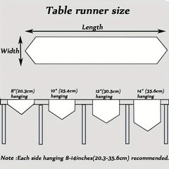 Polyester Table Runner Embroidery Flowers Coffee Lace Fringe for Home Decoration