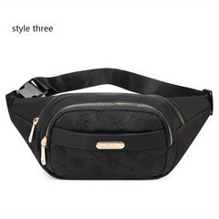 Embroidered Chest Bag Small Waist Bag
