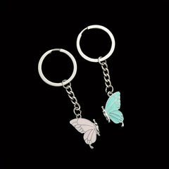 Adjustable Butterfly Keychain Set