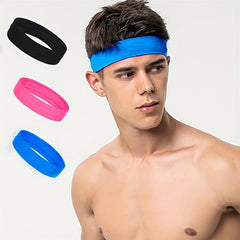 Unisex Sports Hairband - Breathable Sweat Absorbent