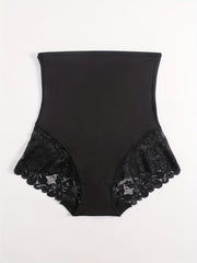 Lace Stitching Shaping Panties High Waist Compression Panties