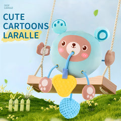 Cartoon Bear Pulling Toy for Shape Cognitive Education