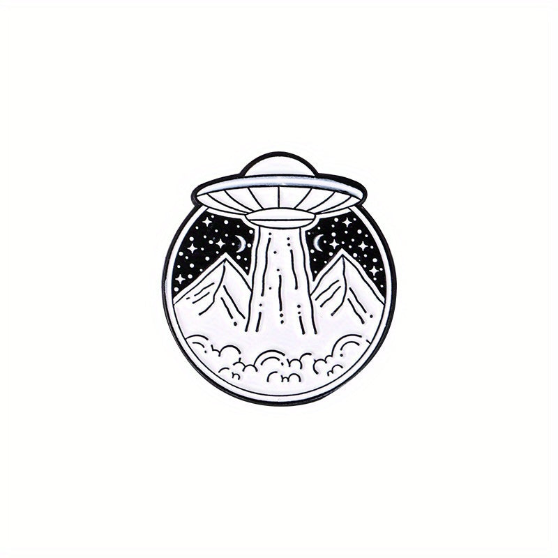 Anime Starship Astronaut Universe Steel Brooch Pin