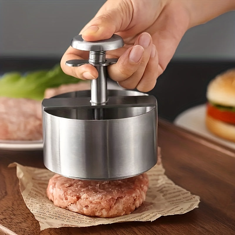 Stainless Steel Burger Patty Press Cheeseburger Press Hamburger Patty Maker Mold